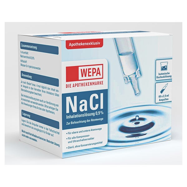 WEPA Inhalationslösung NaCl 0,9% 60X2,5 ml