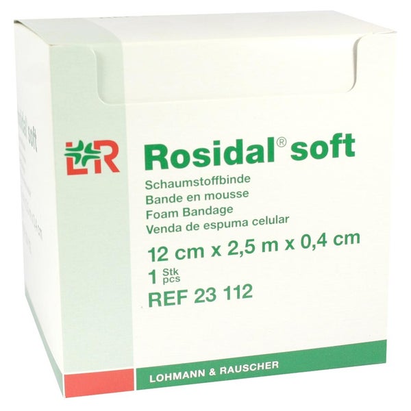 Lohmann & Rauscher Rosidal soft Schaumstoffbinde - 2,5 m x 12 cm x 0,4 cm 1 St