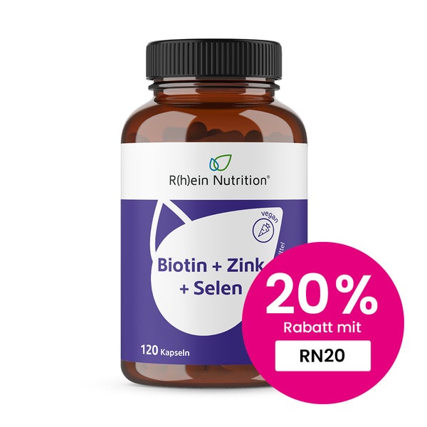 Biotin+Zink+Selen f.Haut Haare & Nägel Kapseln 120 St