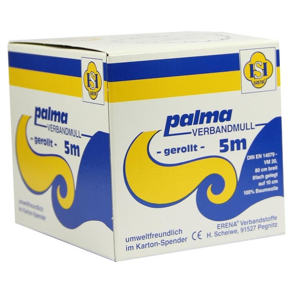 Palma Verbandmull 80 cm 5 m Rolle 1X5 m