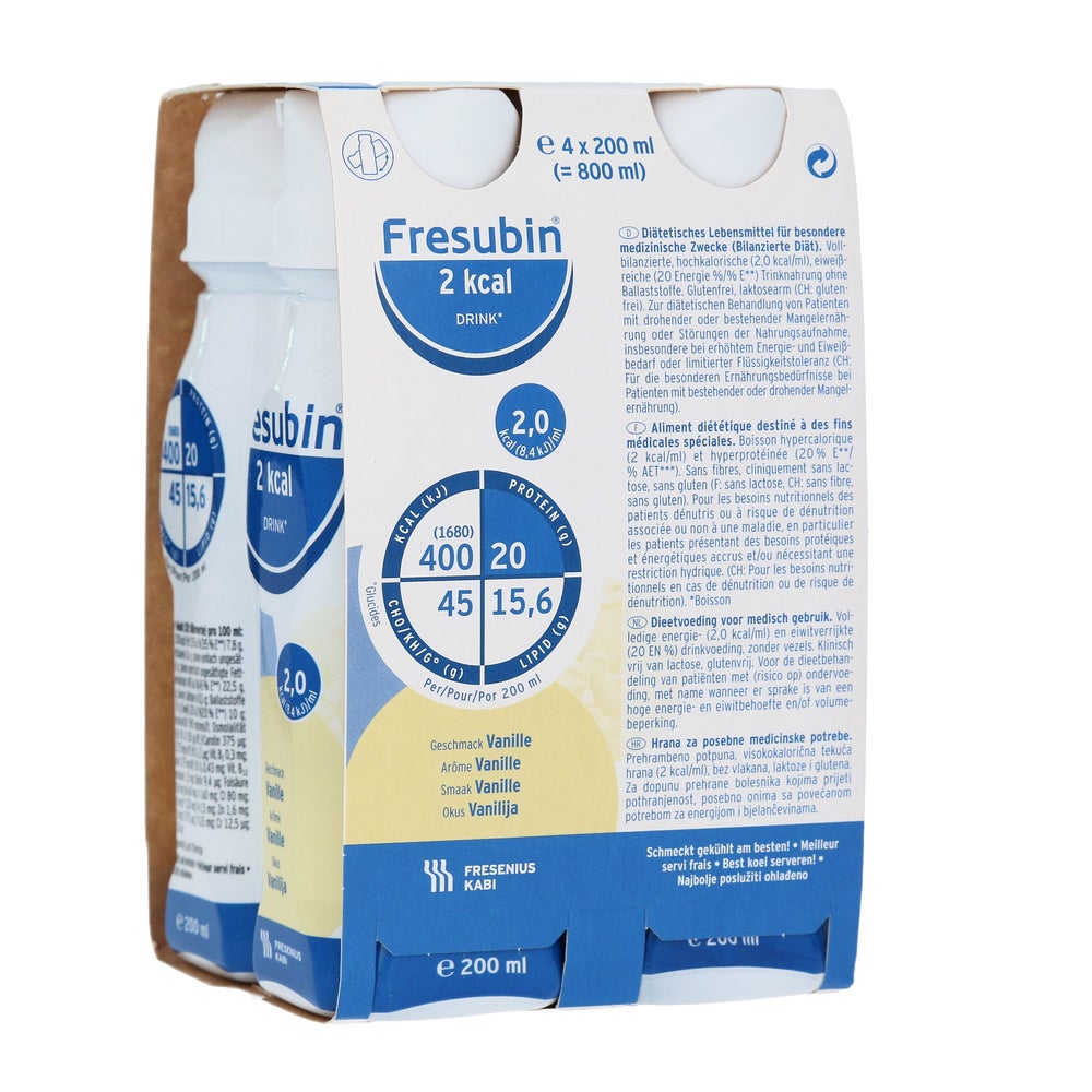 Fresubin 2 kcal DRINK Vanille Trinkflasc 4X200 ml