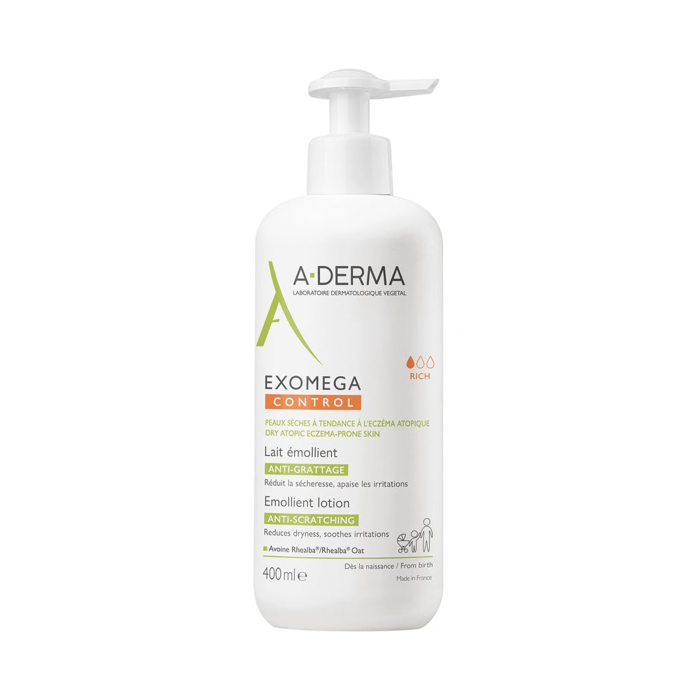 A-Derma EXOMEGA Control Rückfettende Milch 400 ml