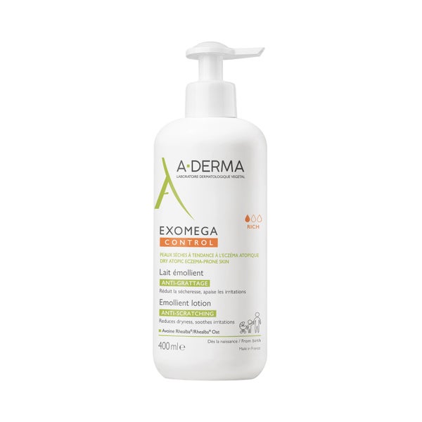 A-Derma EXOMEGA Control Rückfettende Milch 400 ml
