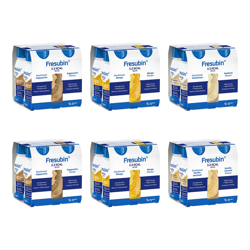 Fresubin 3.2 kcal DRINK Trinknahrung Mischkarton 24X125 ml