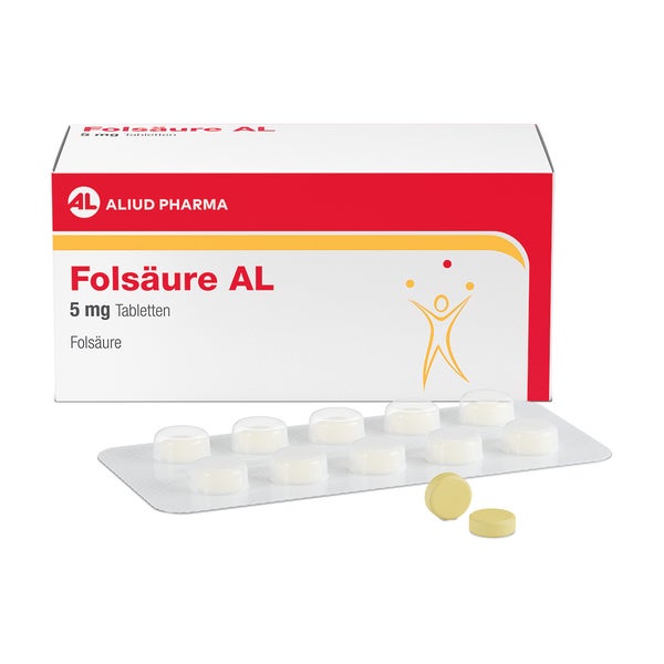 Folsäure AL 5 mg Tabletten 100 St