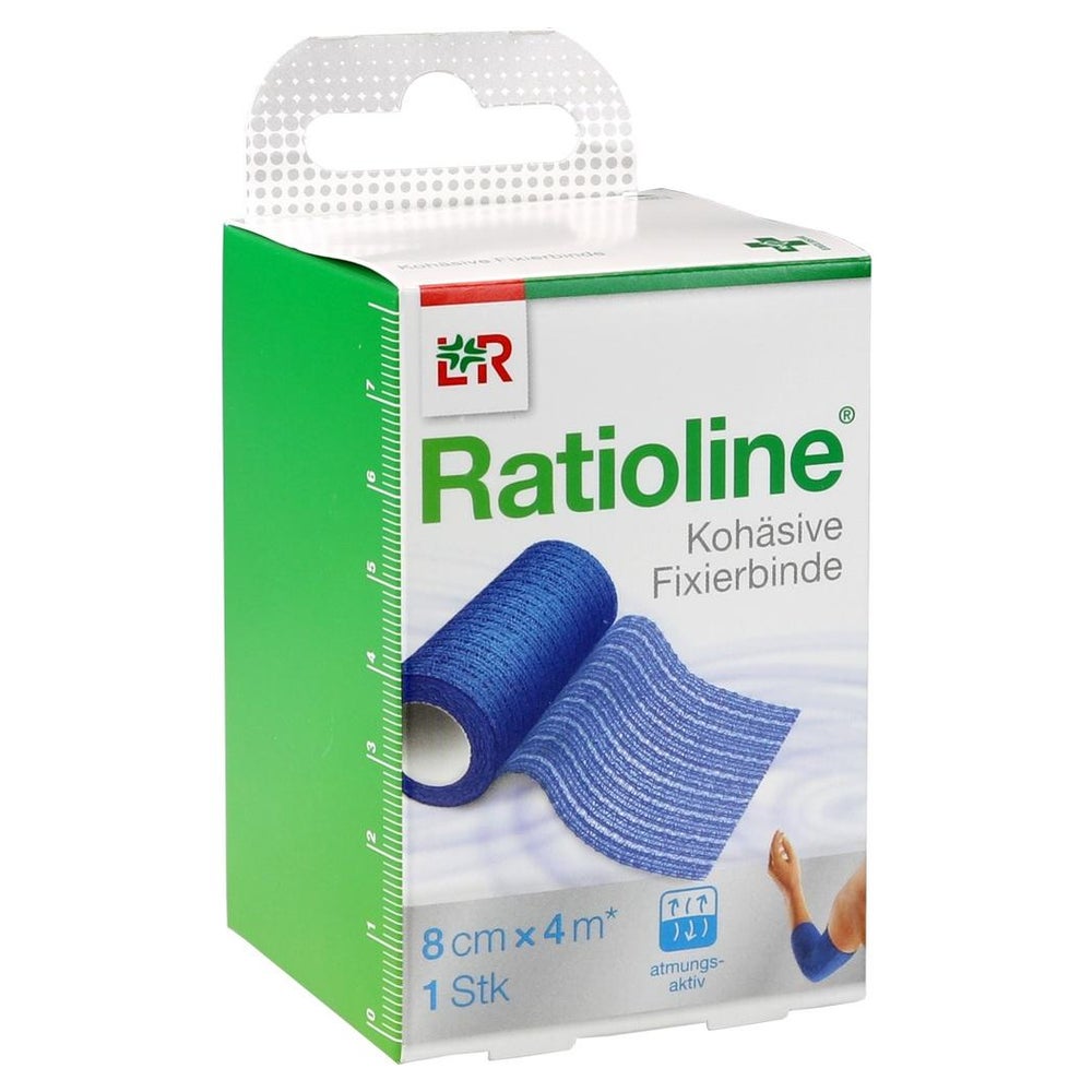 Ratioline Acute Fixierbinde kohäsiv 8 cm 1 St