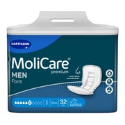 MoliCare Premium Form Men 6 Tropfen Inkontinenzvorlagen 32 St