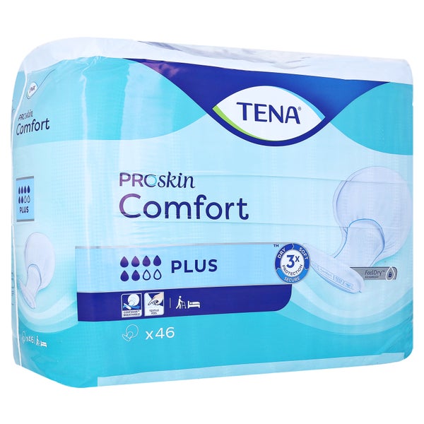 TENA Comfort Plus Inkontinenzvorlagen, 46 Stück 46 St