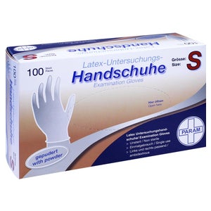 Handschuhe Einmal Latex gepudert S 100 St online kaufen | DocMorris