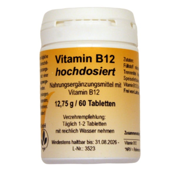 Vitamin B12 Hochdosiert Tabletten 60 St