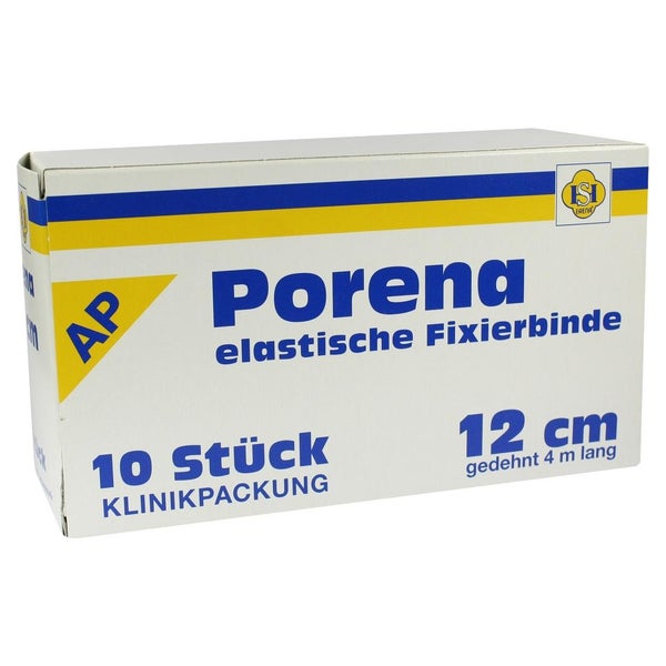 Porena Elast.mullbinde 12 cm weiß o.Cell 10 St