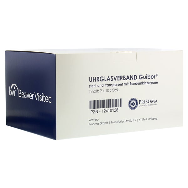 Uhrglasverband Guibor Steril transparent 20 St