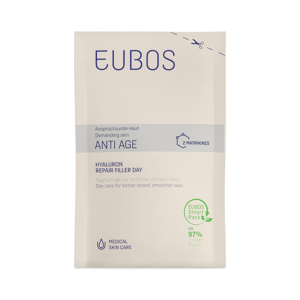 EUBOS Anti Age Hyaluron Repair Filler Day, Nachfüllbeutel 50 ml