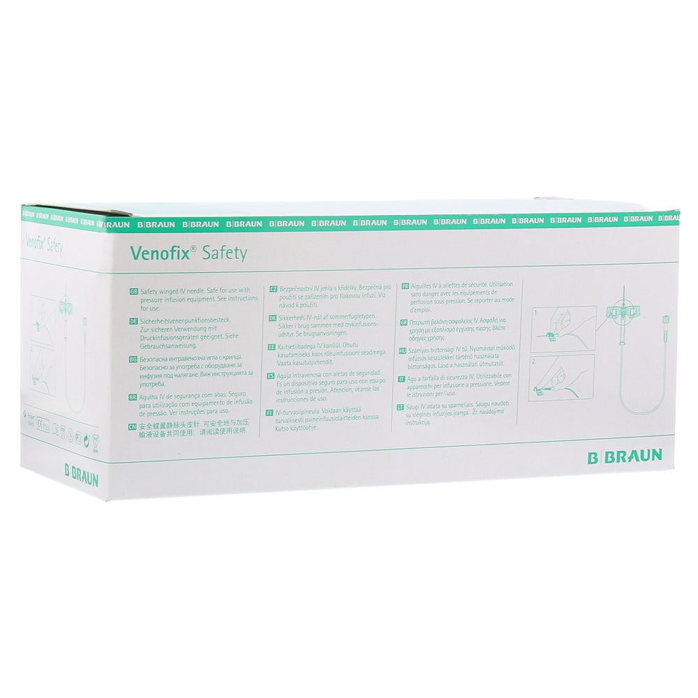 Venofix Safety Venenpunkt.21 G 0,8x19mm 50 St