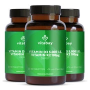 Produktabbildung: Vitabay Vitamin D3 K2 5000 IE 540 St
