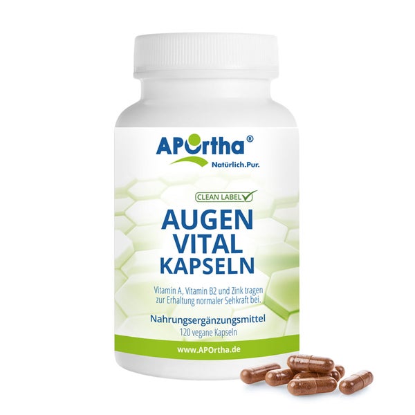 APOrtha® Augen-Vital-Kapseln - vegane Kapseln 120 St