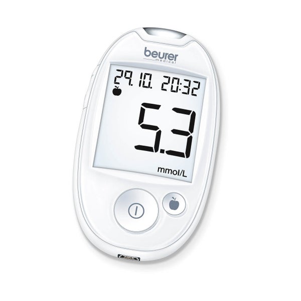 Beurer Blutzuckermessgerät GL 44 mmol/l White / Weiß 1 St