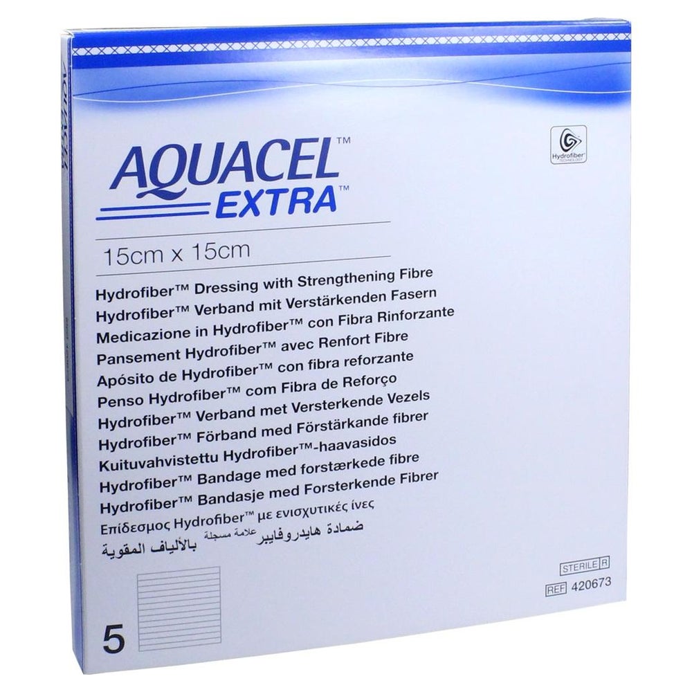 Aquacel Extra 15x15 cm Verband 5 St