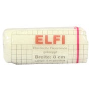 Dracoelfi Elastische Fixierbinde 8cmx4m gekreppt 1 St