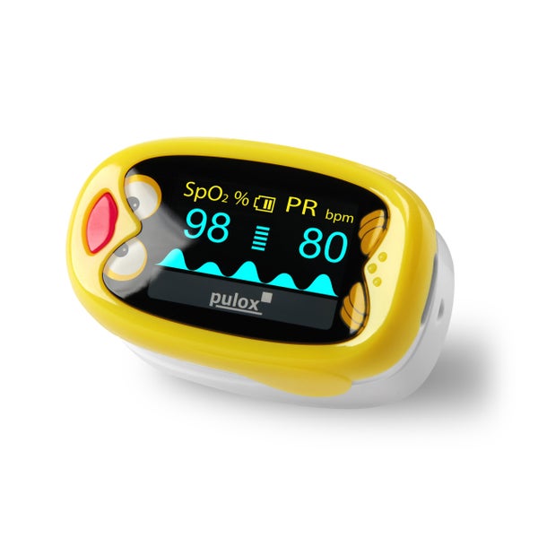 Pulox PO-210B - Akkubetriebenes Kinderpulsoximeter mit Warnfunktion 1 St