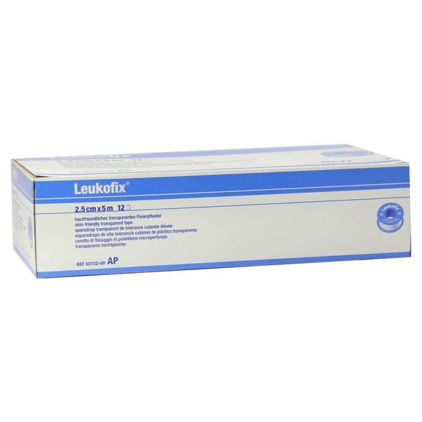Leukofix Verbandpflaster, 2,5 cm x 5 m 12 St