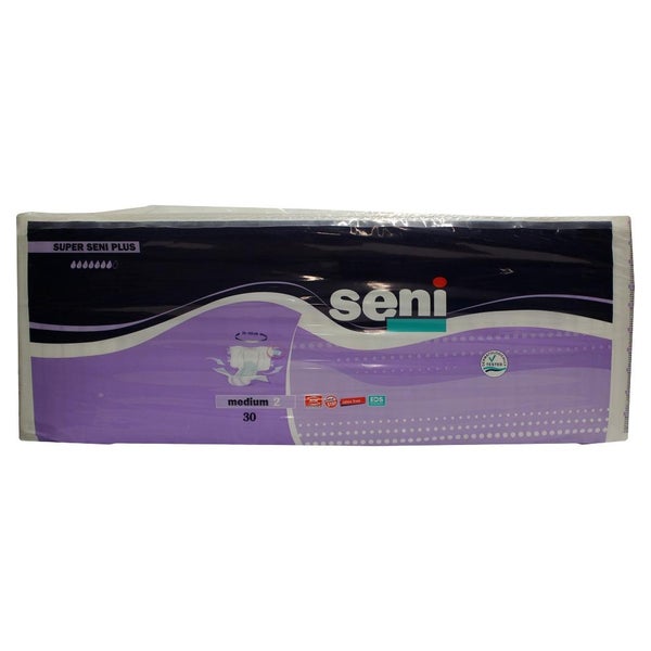Super Seni Plus Medium Inkontinenzhosen, Unisex, 30er Pack, 75 - 110 cm, 2900 ml 30 St