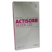 Produktabbildung: Actisorb 220 Silver 10,5x19 cm steril Ko 10 St