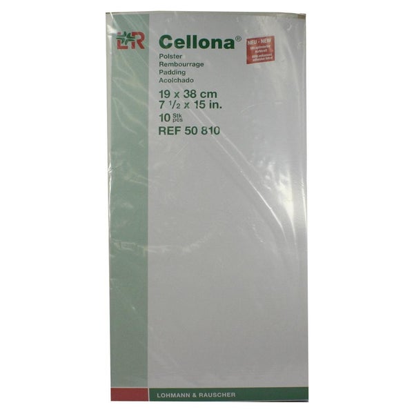 Lohmann Rauscher Cellona Polster 5 mm Stärke 10 Stück 19 cm x 38 cm 10 St