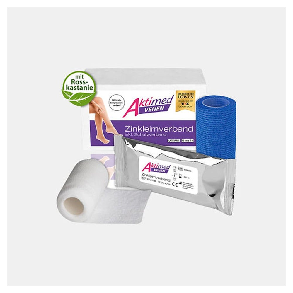 VENEN Zinkleimverband und Bandage Kombi-Pack 1 P