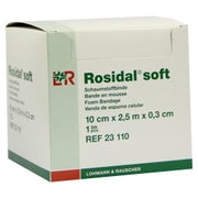 Lohmann & Rauscher Rosidal soft Schaumstoffbinde - 2,5 m x 10 cm x 0,3 cm 1 St
