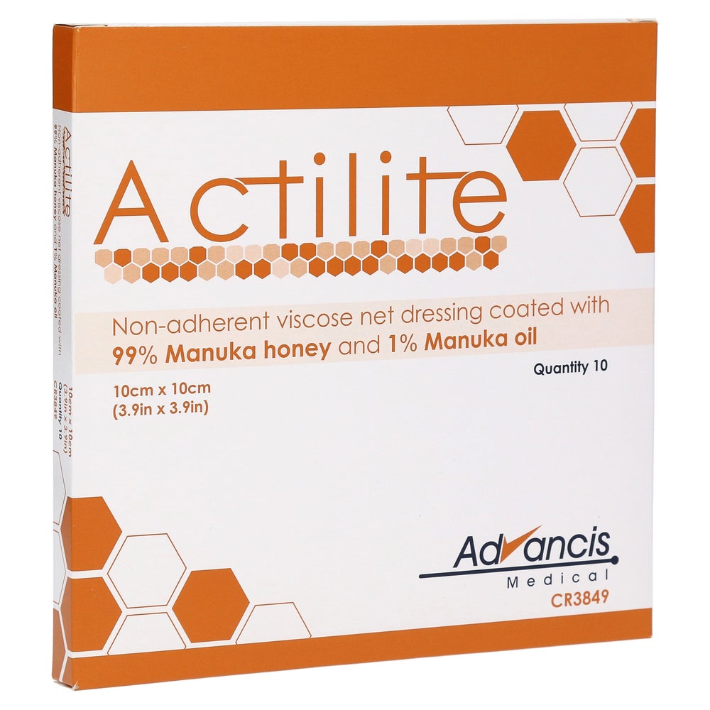 Advancis Pharma Actilite 10 x 10 cm Honig Wundauflage 10 St