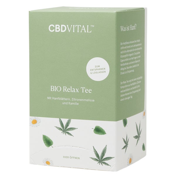 CBD VITAL Relax Tee für mehr Entspannung und Balance | Bio 20 St