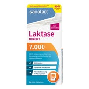 Produktabbildung: sanotact Laktase 7.000 Mini-Tabletten 90 St