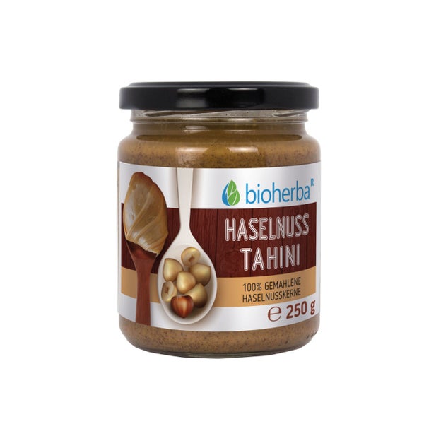 Bioherba Haselnuss Tahini 100% gemahlene Haselnusskerne 250 g