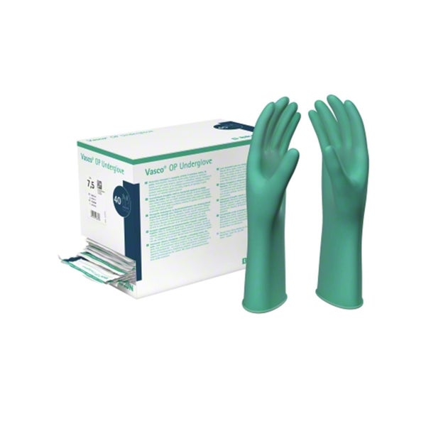 B. Braun Vasco OP Underglove OP-Indikatorhandschuhe Latex grün steril 40 Paar - 6 80 St
