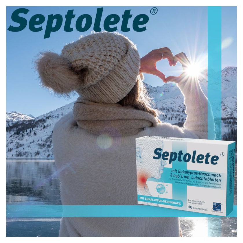 Septolete mit Eukalyptus-geschmack 3mg/1 16 St
