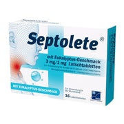 Septolete mit Eukalyptus-geschmack 3mg/1 16 St