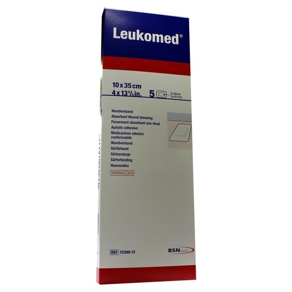 BSN Leukomed Wundverband 5 Stück - 35 x 10 cm 5 St