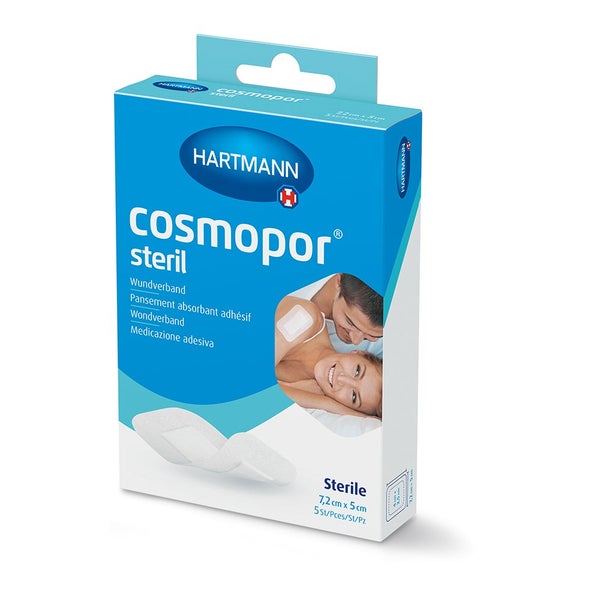 Hartmann Cosmopor Steril Wundverband - 7,2 x 5 cm (5 Stck.) 5 St