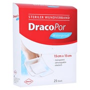 Dracopor Waterproof Wundverband 15x15 cm 25 St
