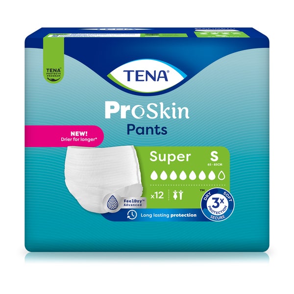 TENA ProSkin Pants Super S, 12 Stück 4X12 St