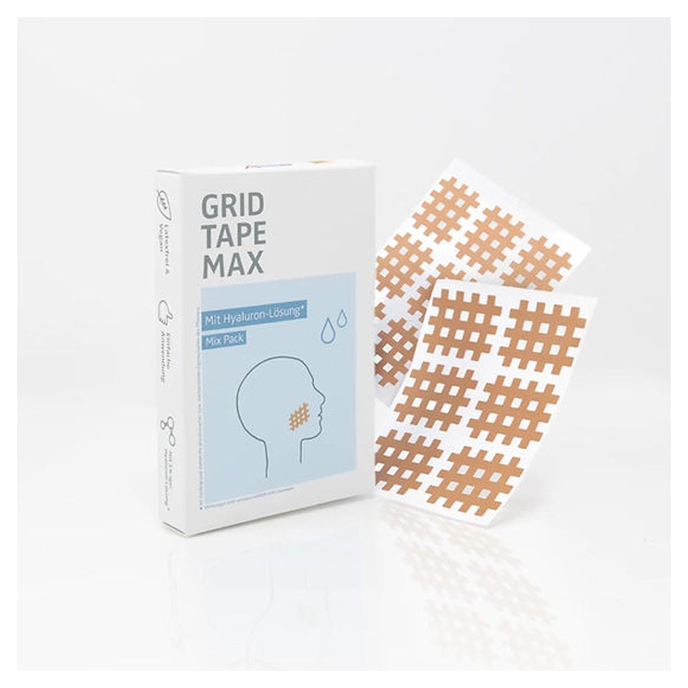 GRID TAPE MAX Gitterpflaster mit 1% Hyaluron Mix 36 St