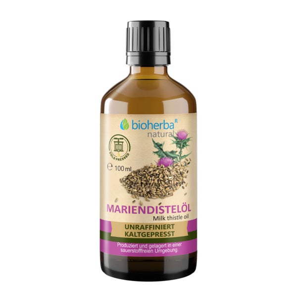 Bioherba Mariendistelöl  Bioherba kaltgepresstes Öl 100 ml