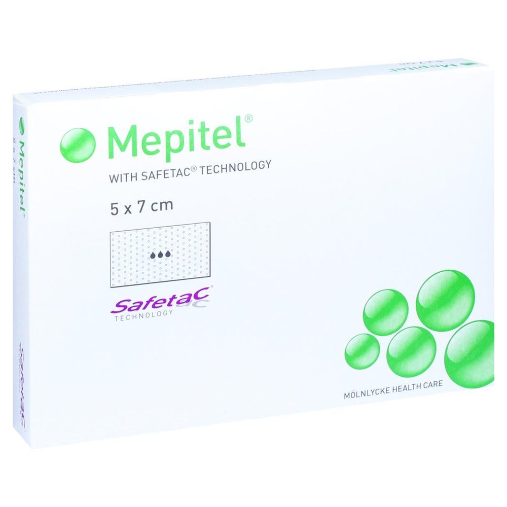 Mepitel Silikon Netzverband 5x7 cm steri 5 St