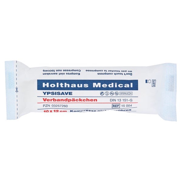 Holthaus Medical YPSISAVE Verbandpäckchen steril - 10 x 12 cm 1 St