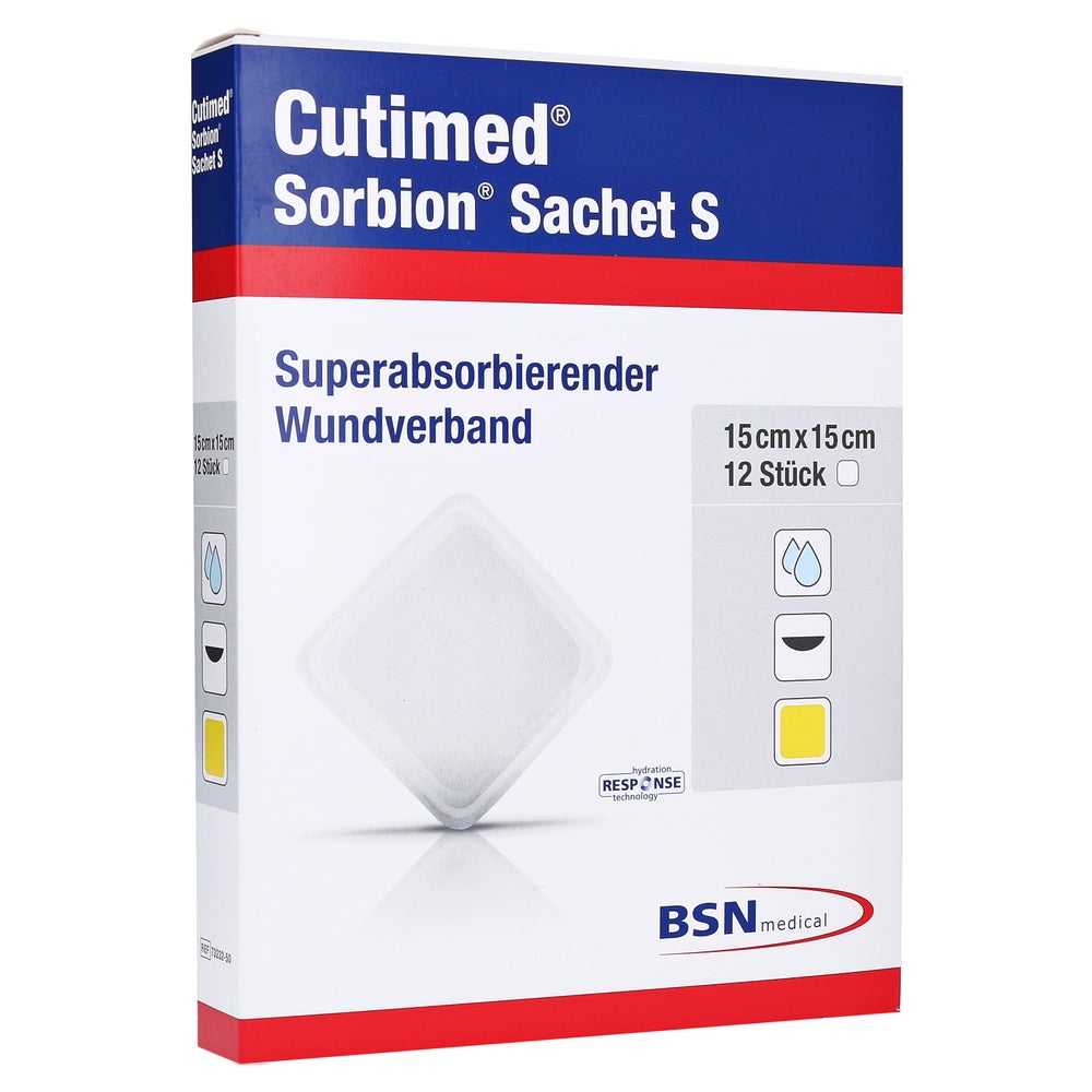 Cutimed Sorbion Sachet S Wundauflage 15x 12 St
