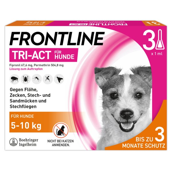 FRONTLINE TRI-ACT - Hund S 5-10 kg 3 St