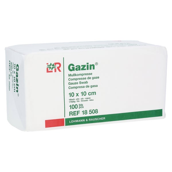 Lohmann & Rauscher Gazin Mullkompresse unsteril - 10x10cm 100 St