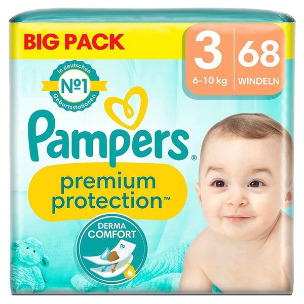 Pampers Premium Protection Gr.3 Midi 6-10kg Big Pa 68 St