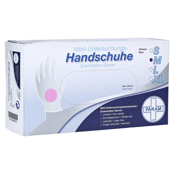Handschuhe Einmal Nitril M rosa pink 100 St